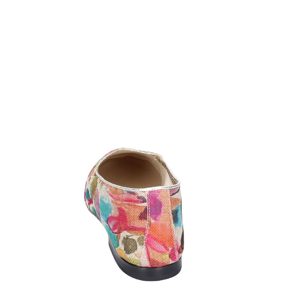 scarpe donna ANNIEL mocassini multicolore tessuto EY674 Offerte