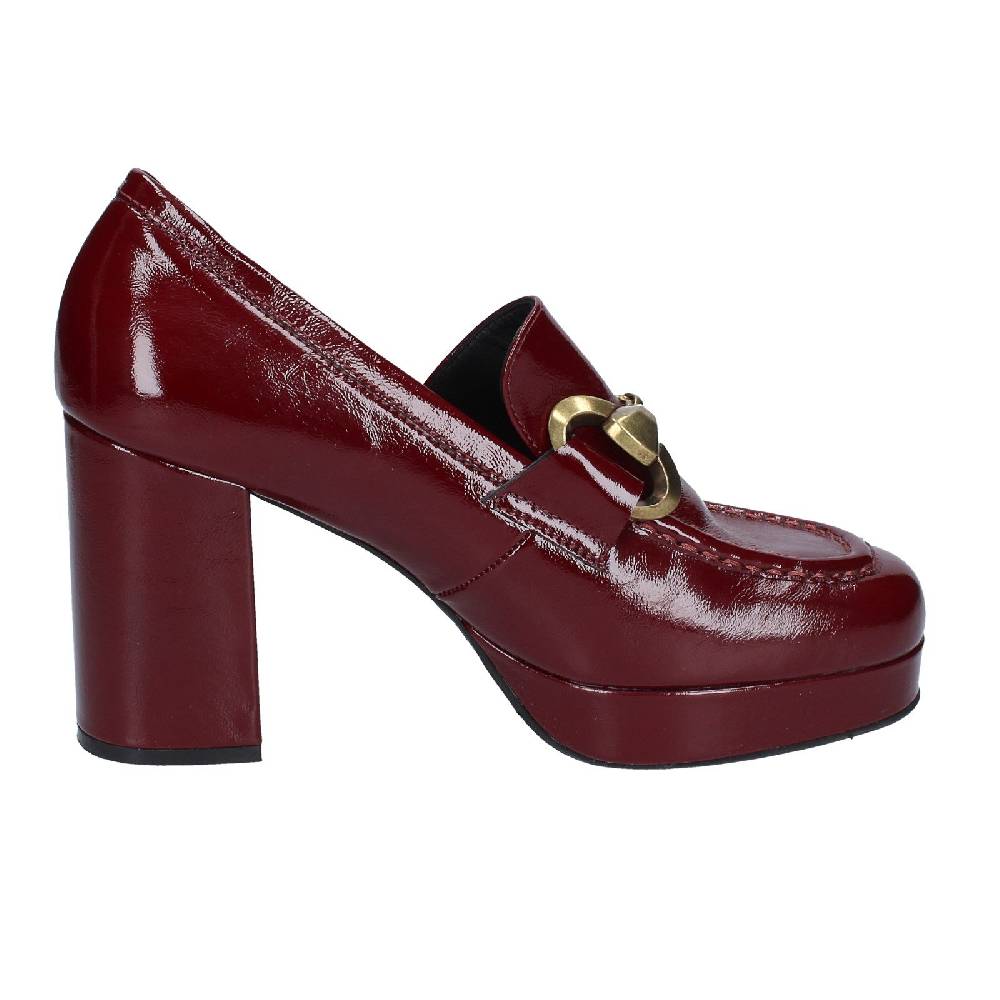 scarpe donna CARMENS mocassini bordeaux vernice EX181 Saldi Di Fabbrica