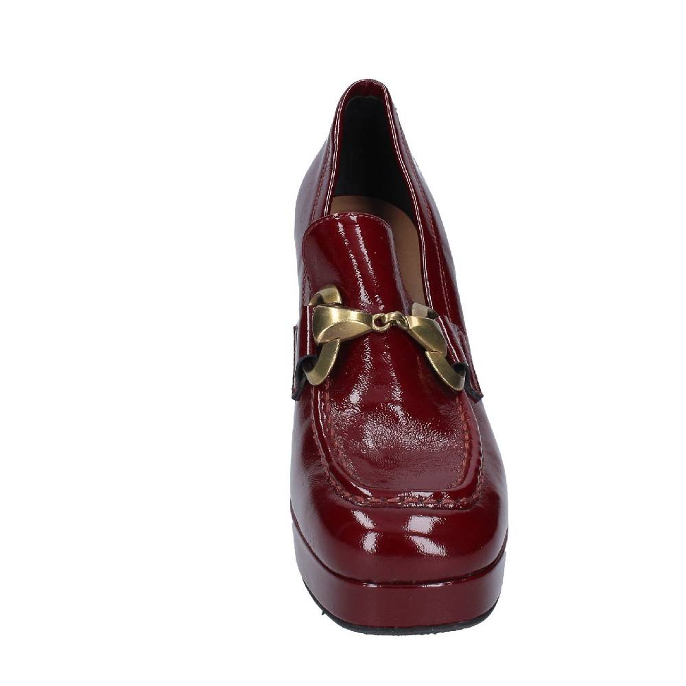 scarpe donna CARMENS mocassini bordeaux vernice EX181 Saldi Di Fabbrica