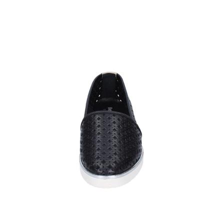 scarpe donna BALDININI mocassini nero pelle BF754 Negozio