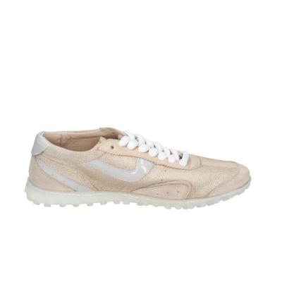 scarpe donna MOMA sneakers oro pelle beige camoscio PER00A-PERB BC855 Nuova