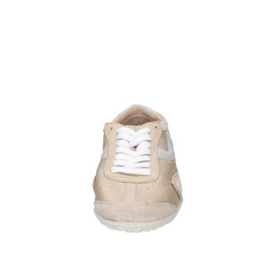 scarpe donna MOMA sneakers oro pelle beige camoscio PER00A-PERB BC855 Nuova