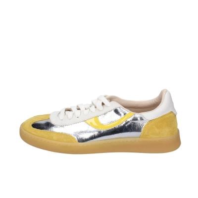 scarpe donna MOMA sneakers giallo camoscio argento 3AS420-CRV3 BC821 Moda