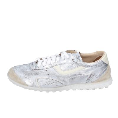 scarpe donna MOMA sneakers grigio pelle beige camoscio BC176 Vendita