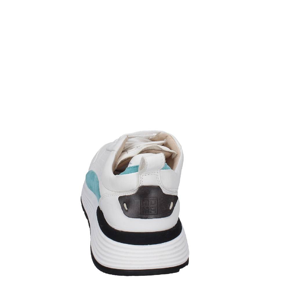 scarpe donna MOMA sneakers bianco pelle camoscio 3AS412 EY624 Promozione