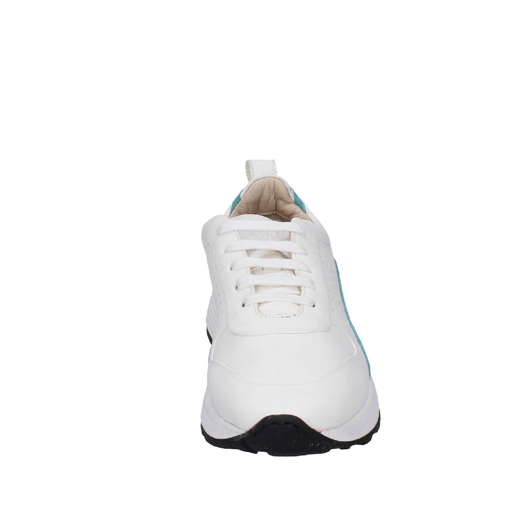 scarpe donna MOMA sneakers bianco pelle camoscio 3AS412 EY624 Promozione
