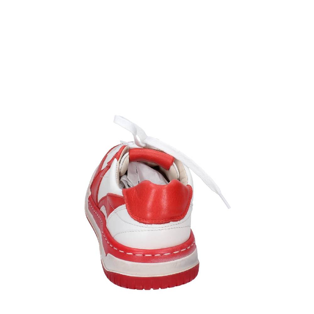 scarpe donna MOMA sneakers bianco pelle rosa EY593 Spedizione Gratuita