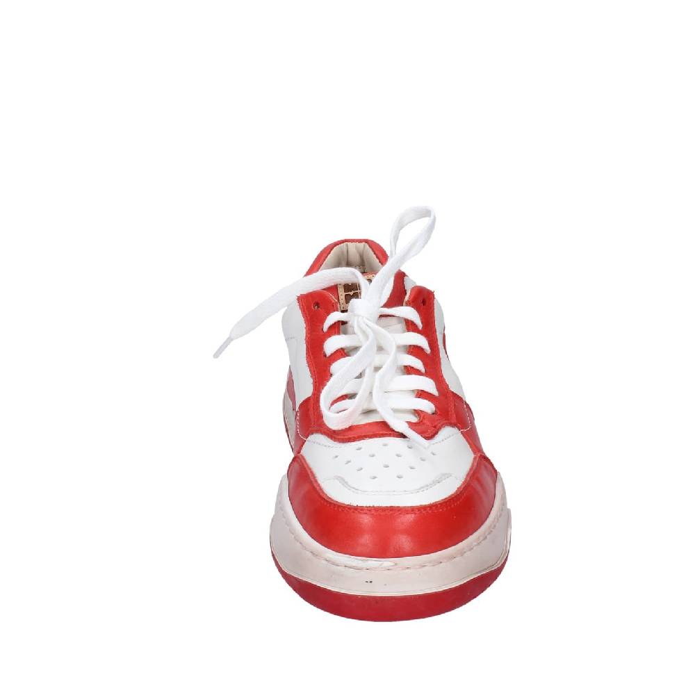 scarpe donna MOMA sneakers bianco pelle rosa EY593 Spedizione Gratuita