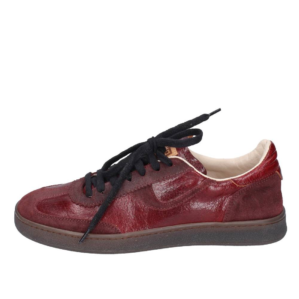 scarpe donna MOMA sneakers bordeaux pelle camoscio 89301A EY596 Pezzi Unici