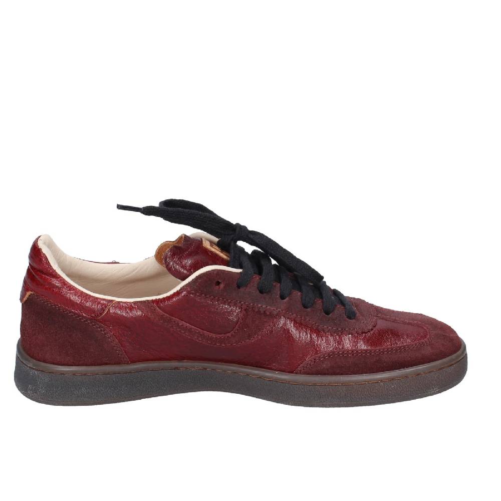 scarpe donna MOMA sneakers bordeaux pelle camoscio 89301A EY596 Pezzi Unici