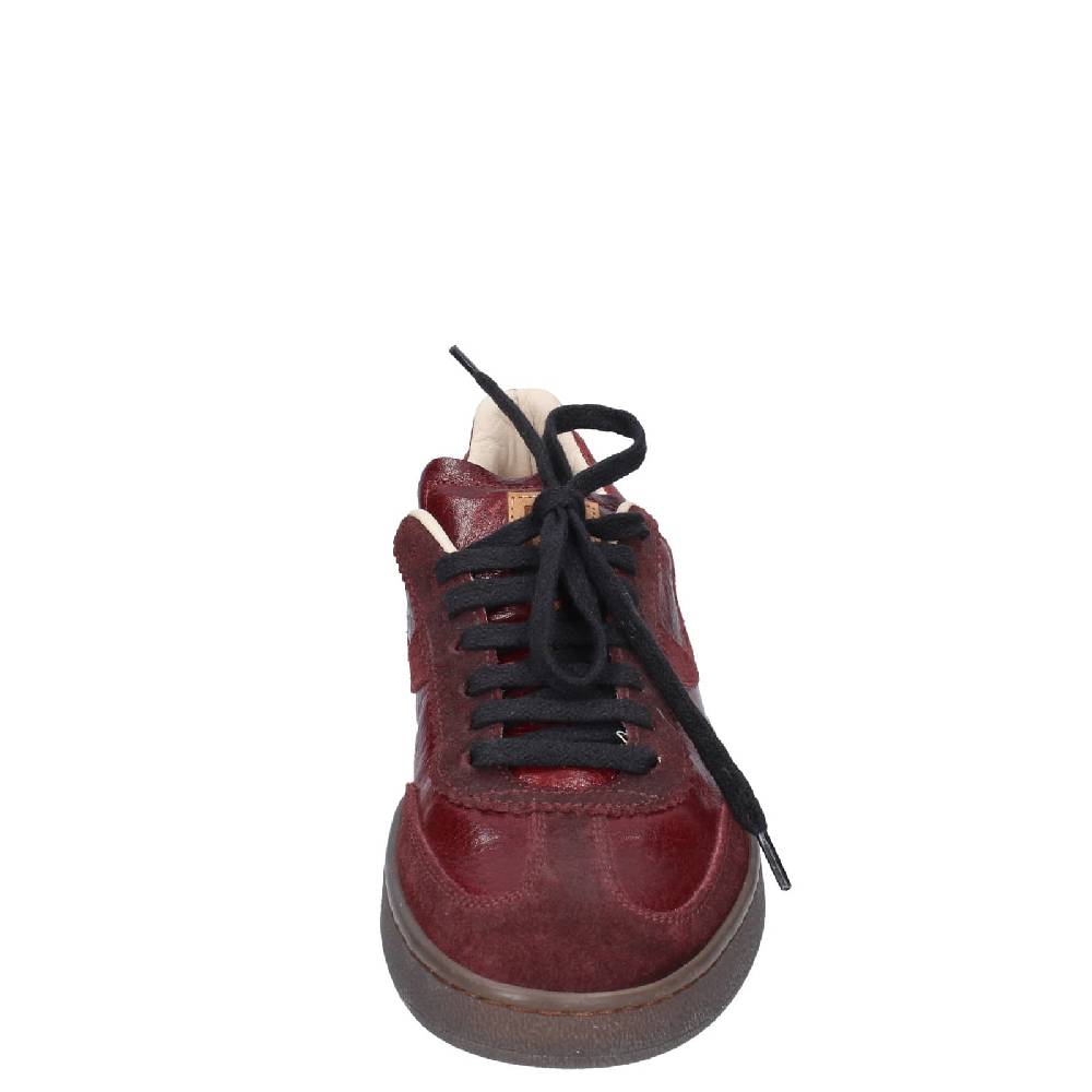 scarpe donna MOMA sneakers bordeaux pelle camoscio 89301A EY596 Pezzi Unici
