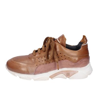 scarpe donna MOMA sneakers marrone pelle camoscio BK477 Negozi Online