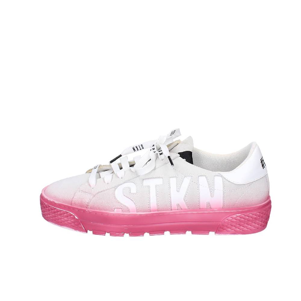 scarpe donna STKN sneakers grigio camoscio rosa EY134 Acquista Ora