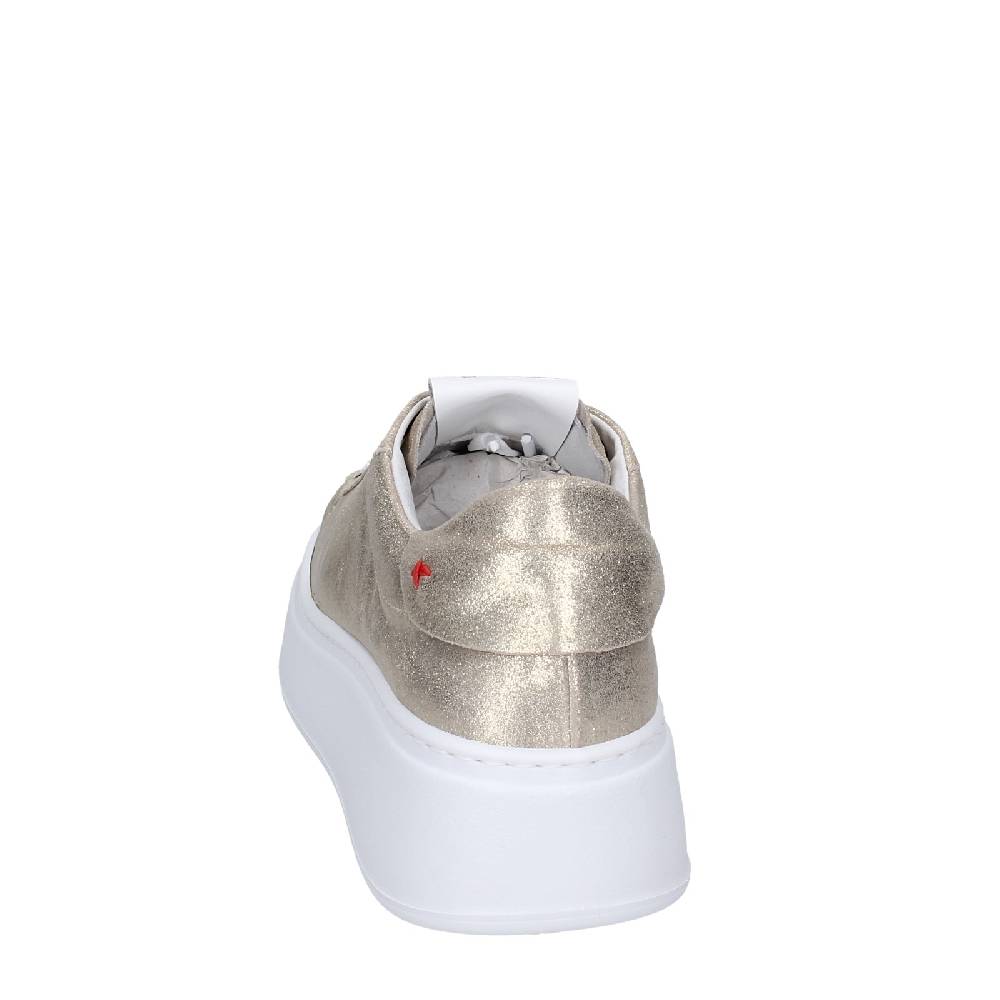 scarpe donna GIO+ sneakers platino pelle camoscio EX580 Consegna Veloce