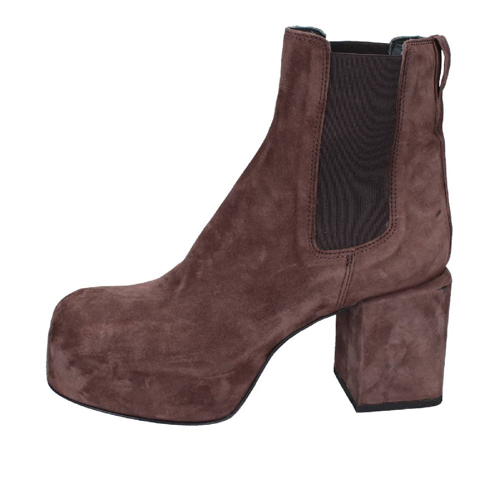 scarpe donna MOMA stivaletti marrone camoscio 87301C EY581 Promozione Limitata