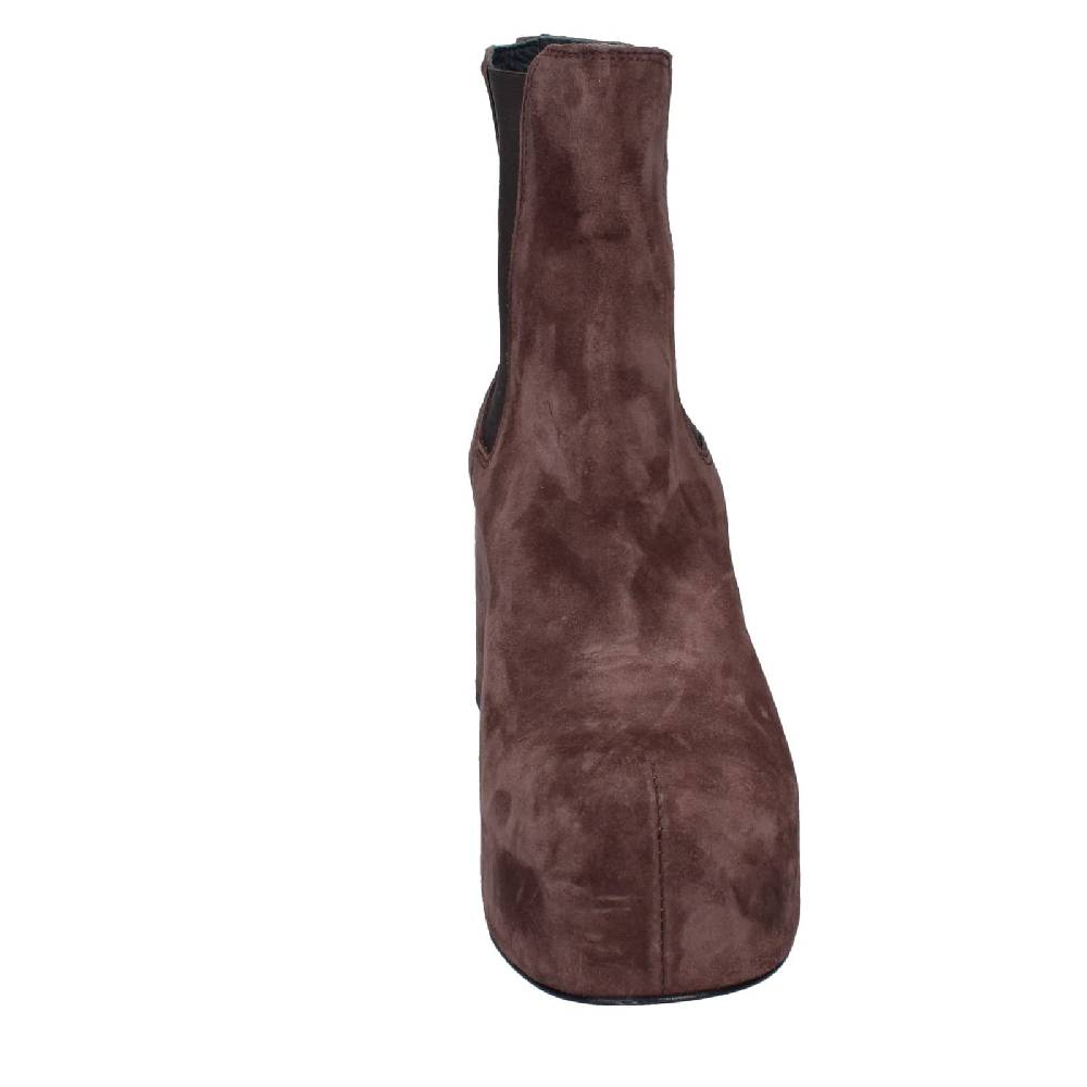 scarpe donna MOMA stivaletti marrone camoscio 87301C EY581 Promozione Limitata