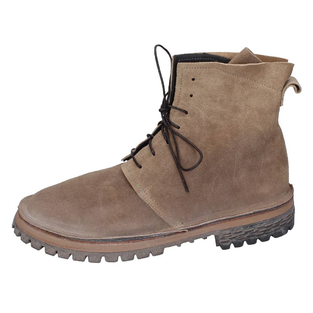 scarpe donna MOMA stivaletti beige camoscio 73302C EY539 Shopping Online