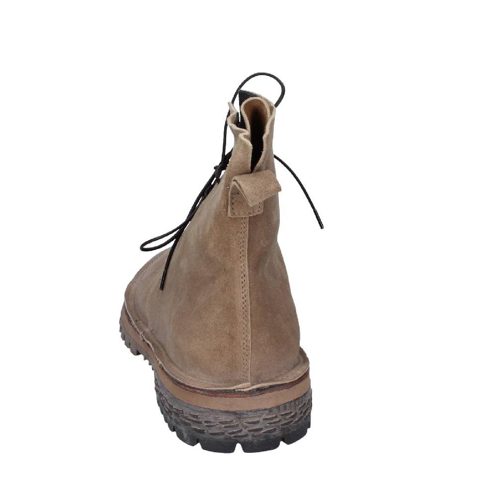 scarpe donna MOMA stivaletti beige camoscio 73302C EY539 Shopping Online