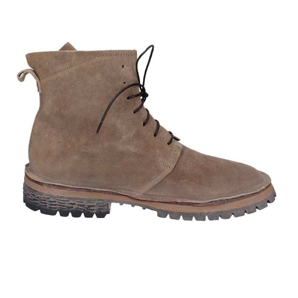 scarpe donna MOMA stivaletti beige camoscio 73302C EY539 Shopping Online