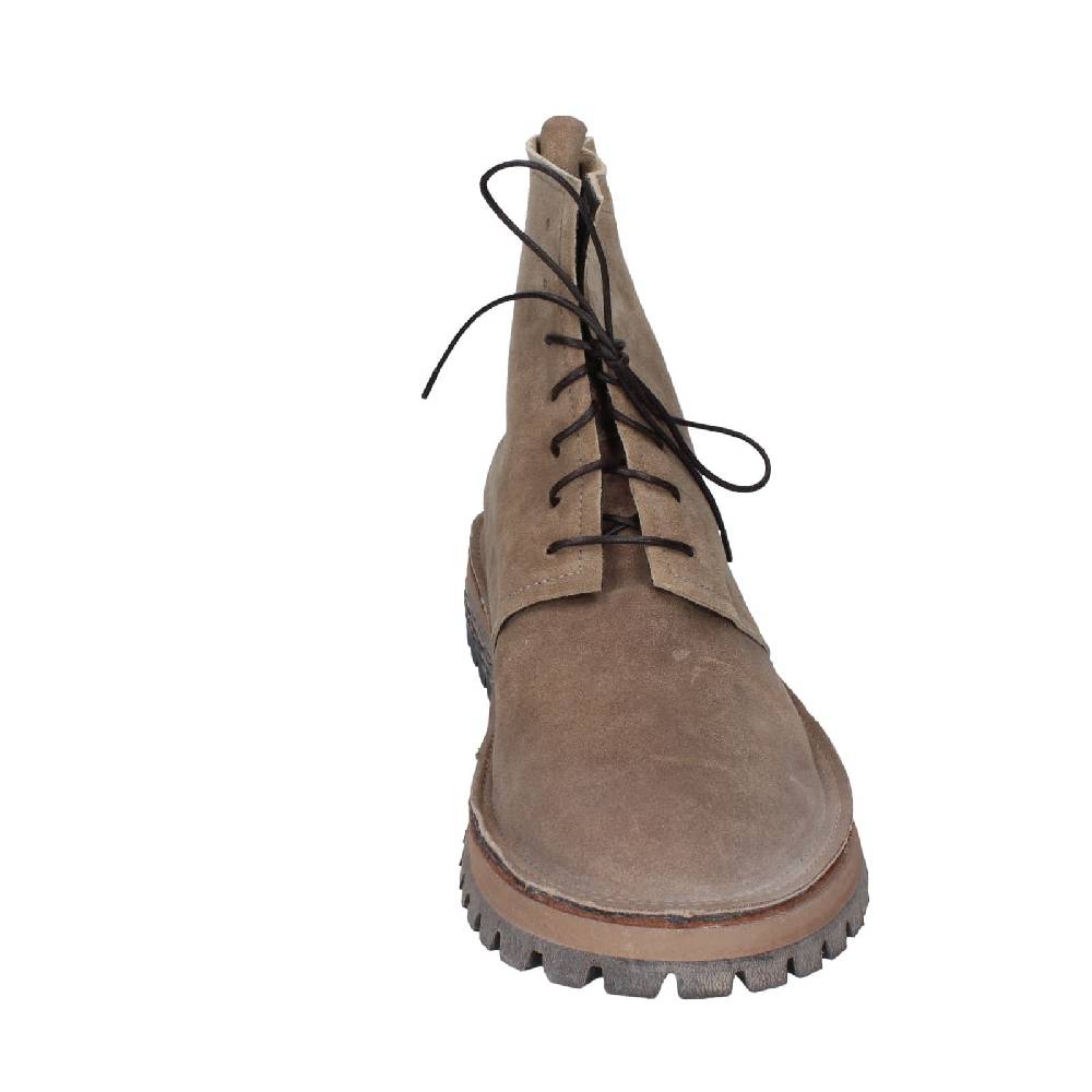 scarpe donna MOMA stivaletti beige camoscio 73302C EY539 Shopping Online