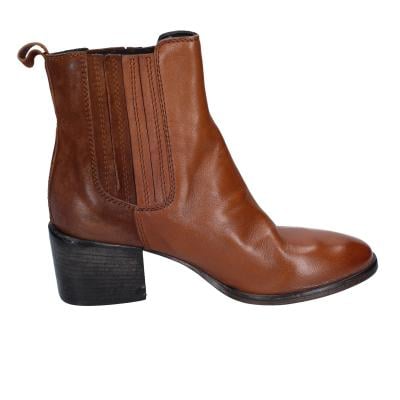scarpe donna MOMA stivaletti marrone pelle 1CW236-MO BD636 Affare Del Giorno