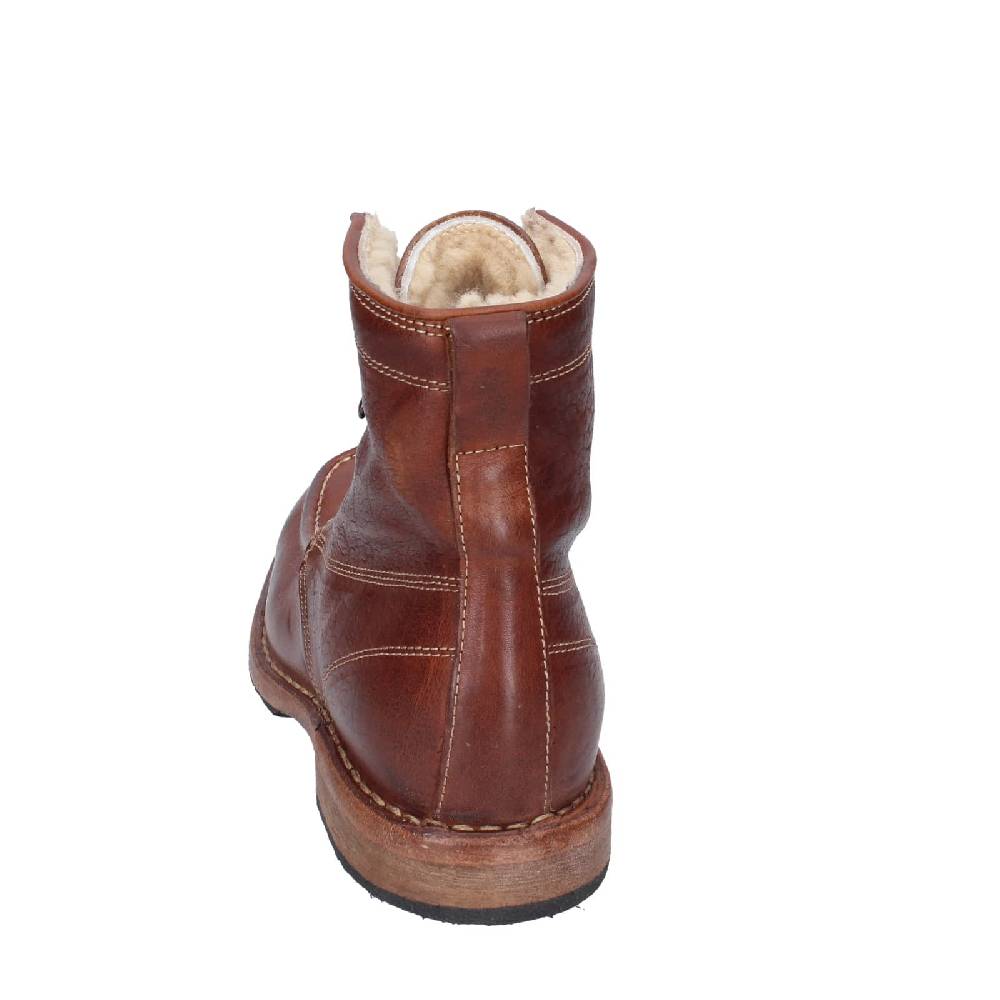 scarpe donna MOMA stivaletti marrone pelliccia 71305B EY537 Prezzo Ridotto