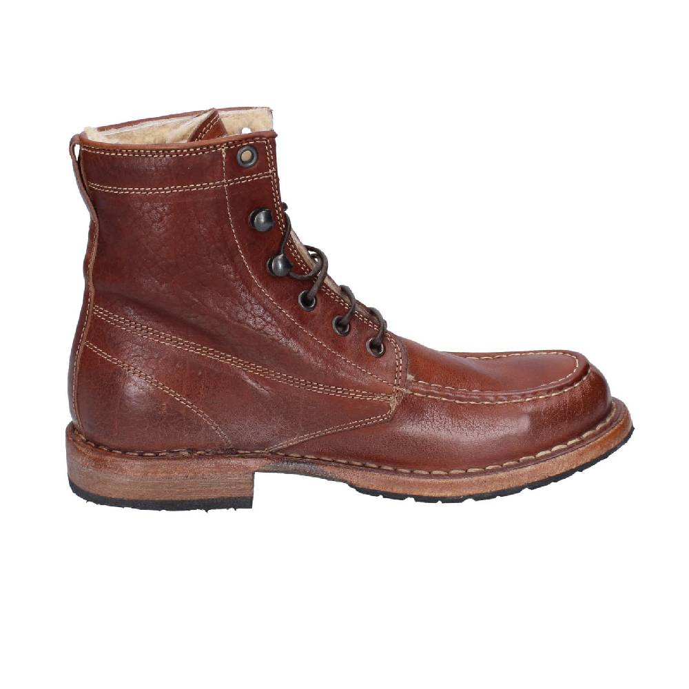 scarpe donna MOMA stivaletti marrone pelliccia 71305B EY537 Prezzo Ridotto