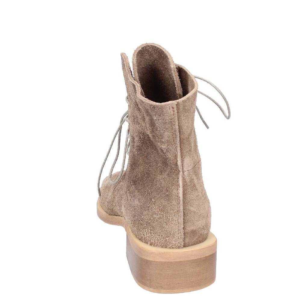 scarpe donna MOMA stivaletti marrone camoscio oro 35402I VINTAGE EX443 Novità