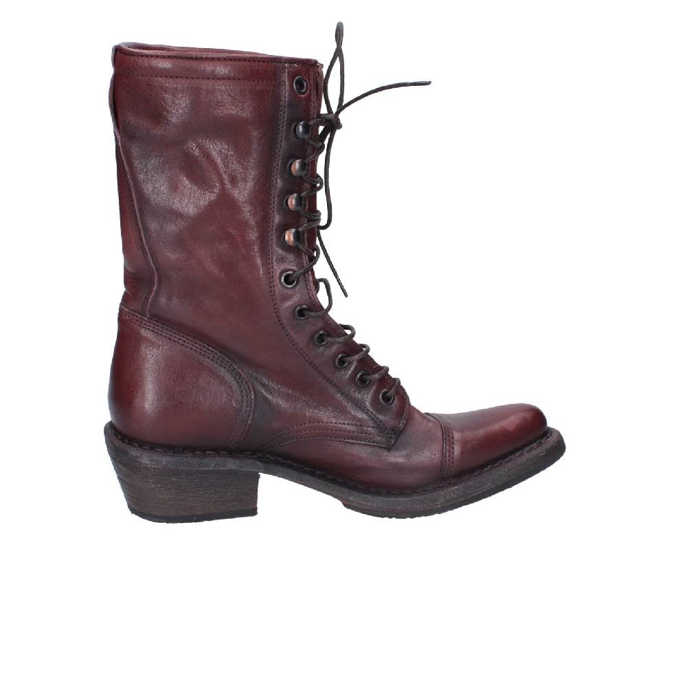 scarpe donna MOMA stivaletti bordeaux pelle 77301C EY564 Sconto
