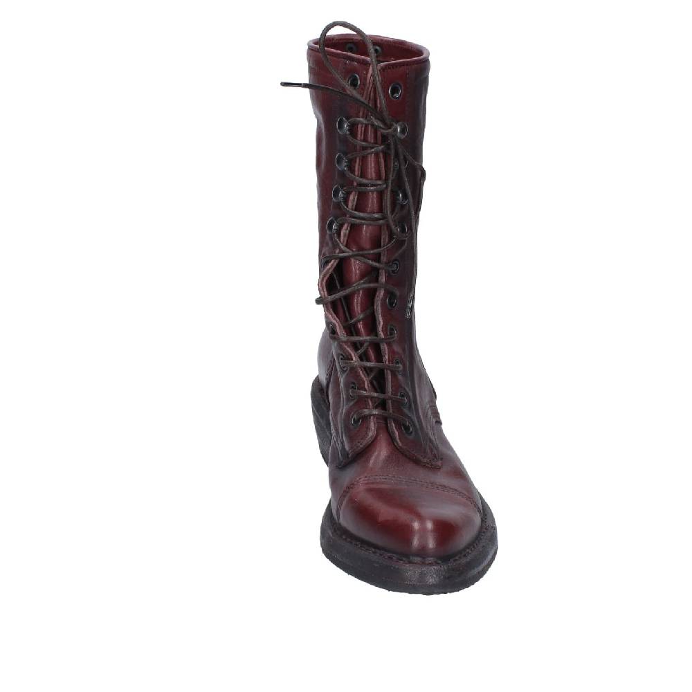scarpe donna MOMA stivaletti bordeaux pelle 77301C EY564 Sconto