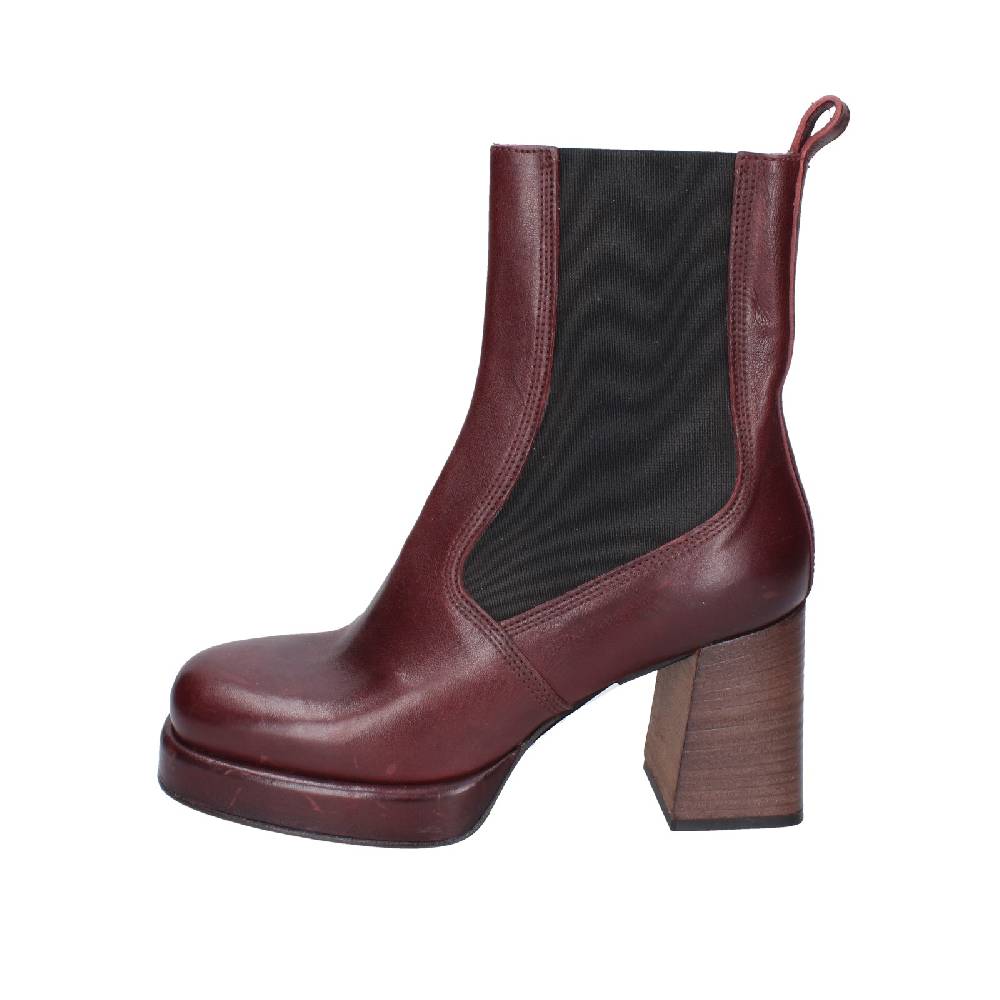 scarpe donna MOMA stivaletti bordeaux pelle 83302C EY586 Offerta