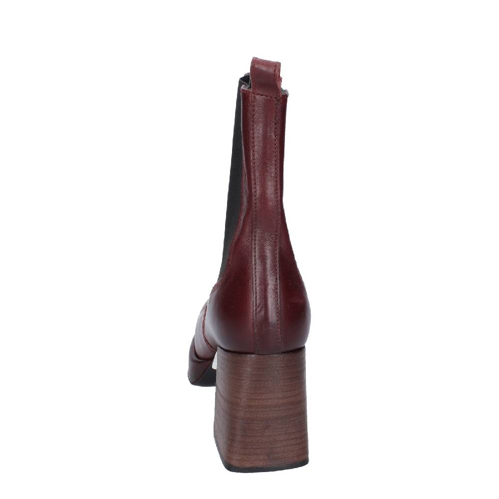 scarpe donna MOMA stivaletti bordeaux pelle 83302C EY586 Offerta