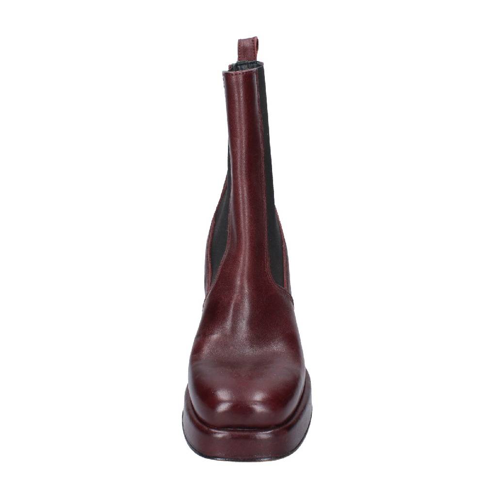 scarpe donna MOMA stivaletti bordeaux pelle 83302C EY586 Offerta