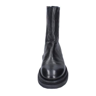 scarpe donna MOMA stivaletti nero pelle rosso 1CW339 VINTAGE BD939 Comprane uno, ottenene uno gratis