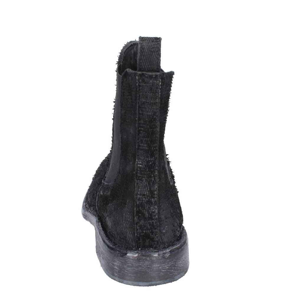 scarpe donna MOMA stivaletti nero pelle pitonata 1CW350 EY571 Offerte