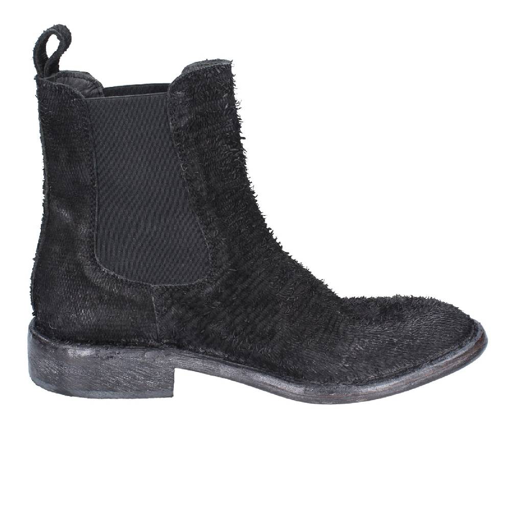 scarpe donna MOMA stivaletti nero pelle pitonata 1CW350 EY571 Offerte