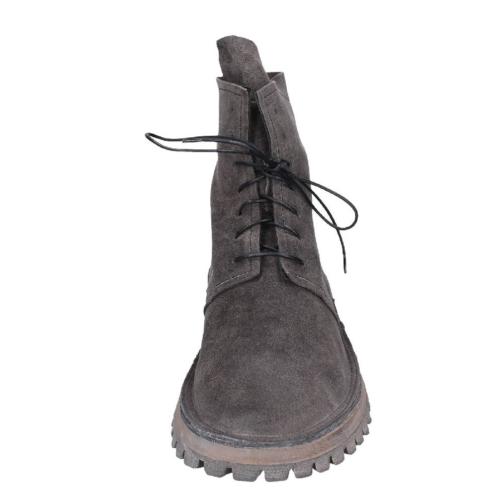 scarpe donna MOMA stivaletti grigio camoscio 73302C EY639 Vendita Calda