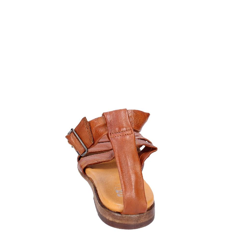 scarpe donna MOMA sandali marrone pelle 32404G VINTAGE EX437 Vendite Flash