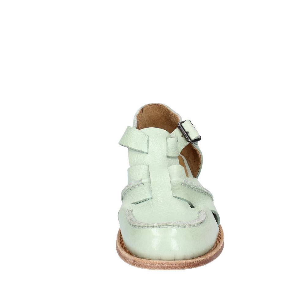 scarpe donna MOMA sandali verde pelle 40407G VINTAGE EX458 In Saldo