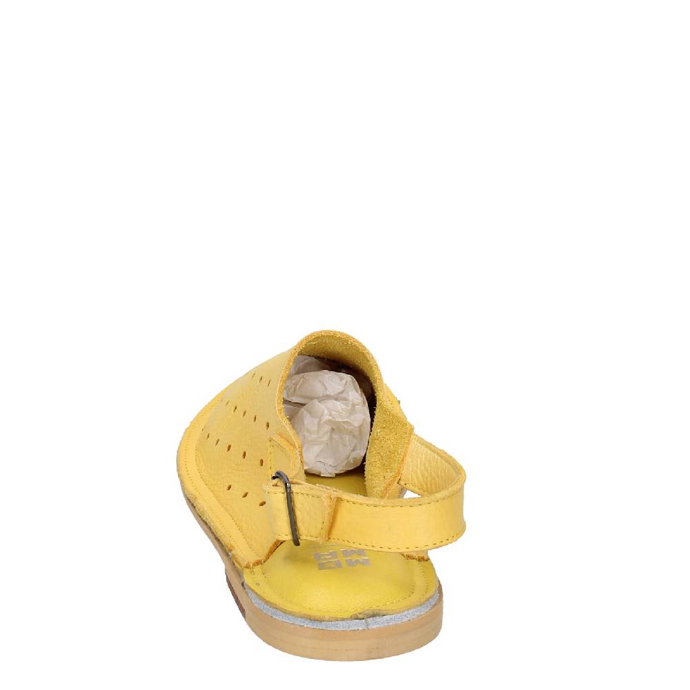 scarpe donna MOMA sandali giallo pelle 36404G VINTAGE EX438 Nuova