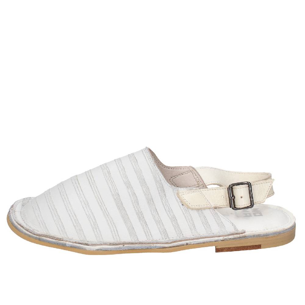 scarpe donna MOMA sandali bianco pelle 36402G VINTAGE EX440 2025
