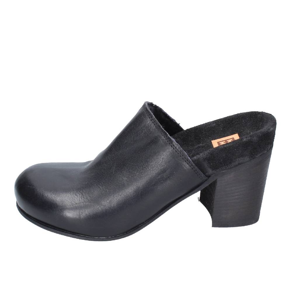 scarpe donna MOMA sandali nero pelle 86301G EY617 In Linea