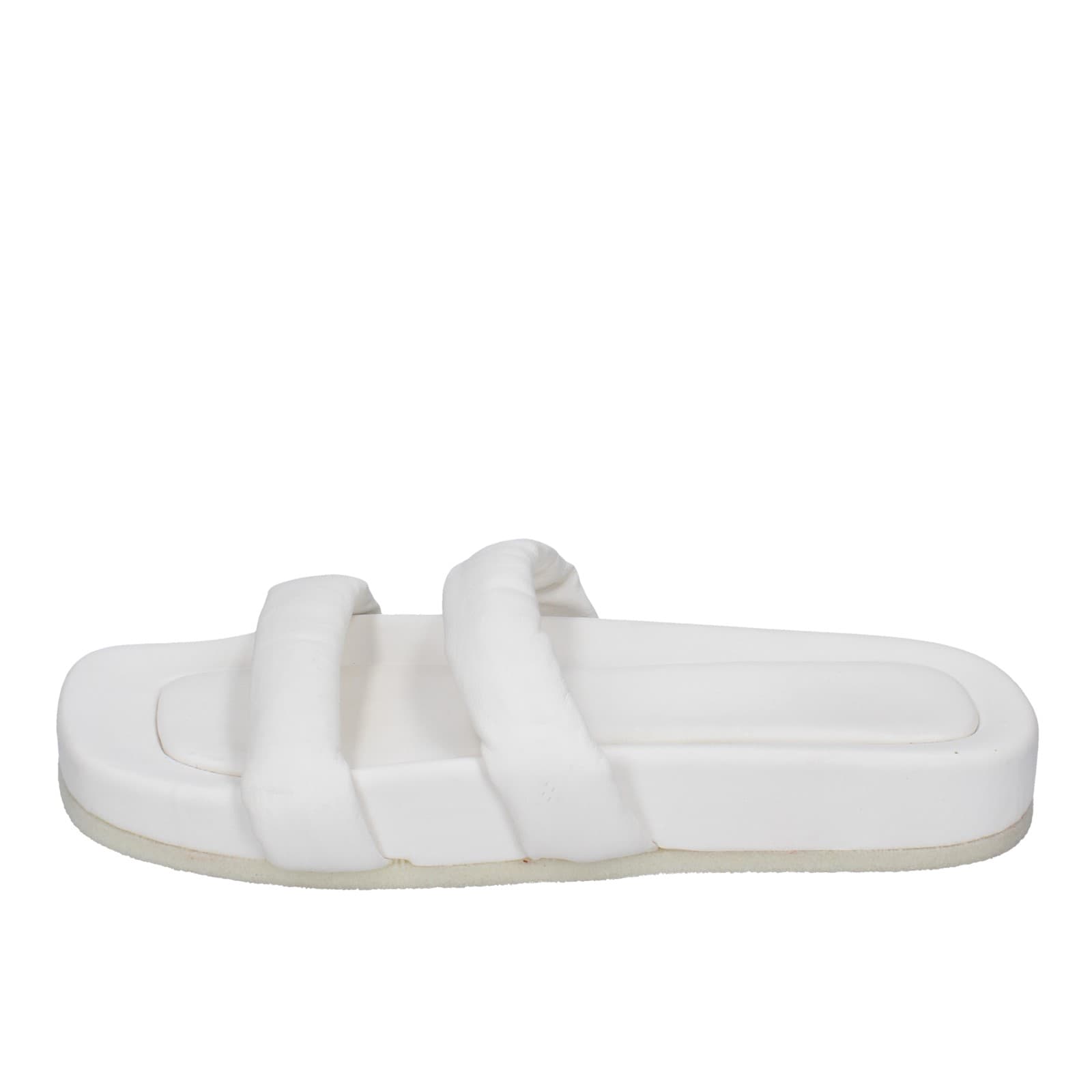 scarpe donna MOMA sandali bianco pelle EY601 Vendita