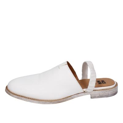 scarpe donna MOMA sandali bianco pelle 1GS325-TV SABOT BD437 Spedizione Gratuita