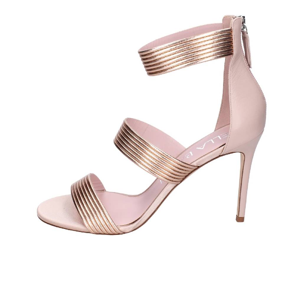 scarpe donna LELLA BALDI sandali rosa pelle EZ981 Pezzi Unici
