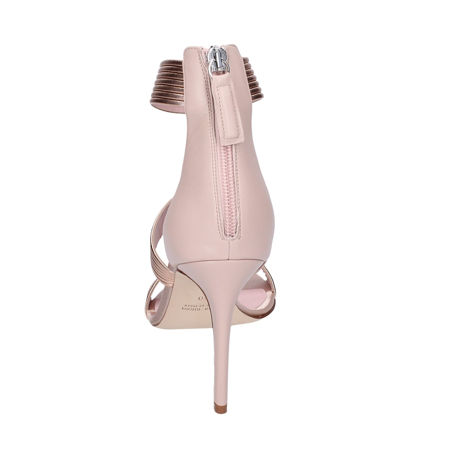 scarpe donna LELLA BALDI sandali rosa pelle EZ981 Pezzi Unici