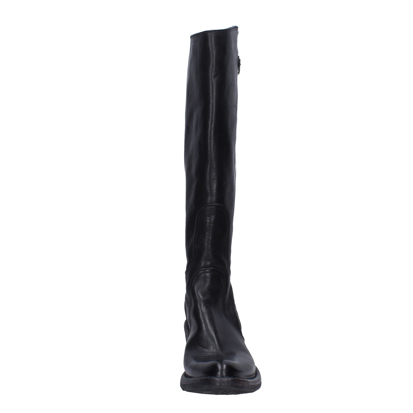scarpe donna MOMA stivali nero pelle 77303D-CU EY491 Qualità Garantita