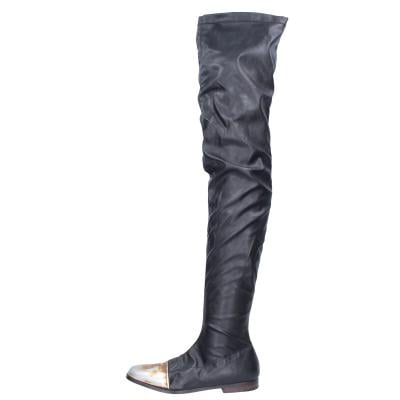 scarpe donna MOMA stivali nero pelle BK302 Acquista Ora