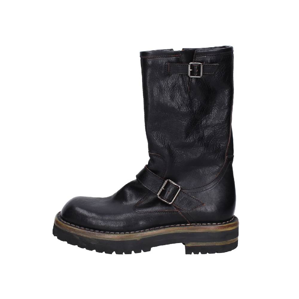 scarpe donna MOMA stivali nero pelle 81303C-VAR EY494 Consegna Veloce