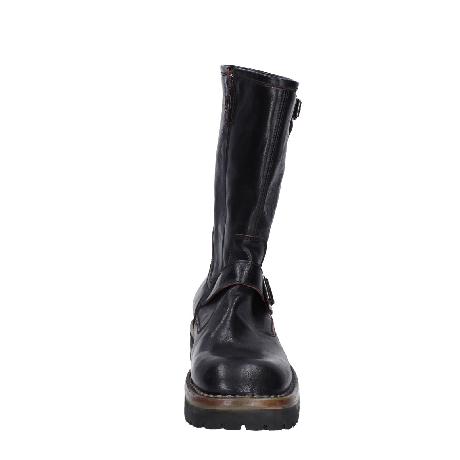 scarpe donna MOMA stivali nero pelle 81303C-VAR EY494 Consegna Veloce